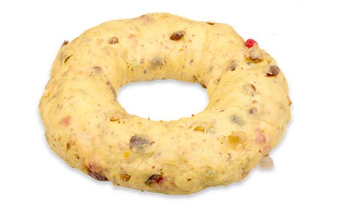 Bolo Rei "Pastel del Rei" de Navidad (Pastelería tradicional portuguesa)